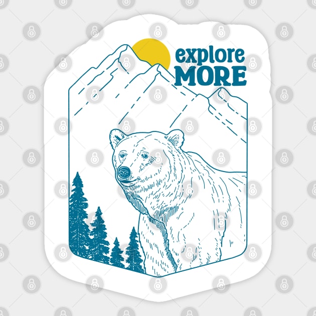 Explore More Nature Sticker by Tebscooler